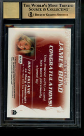 2003 Women of James Bond In Motion Autograph Britt Ekland LE SP Auto BGS9.5/10